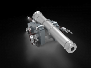 Classic Naval weapon 3D Model