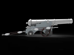 Classic Naval weapon 3D Model