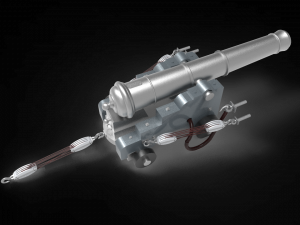 Classic Naval weapon 3D Модель