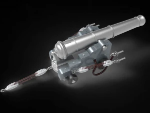Classic Naval weapon 3D Model
