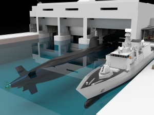 Base Naval Millitary 3D Model