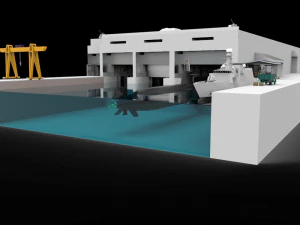 &Uuml;s Deniz Askeri 3D Model