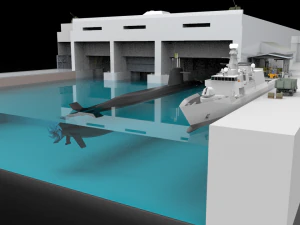 &Uuml;s Deniz Askeri 3D Model