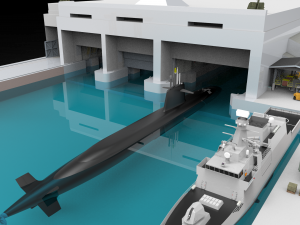 Base Naval Millitary 3D Model