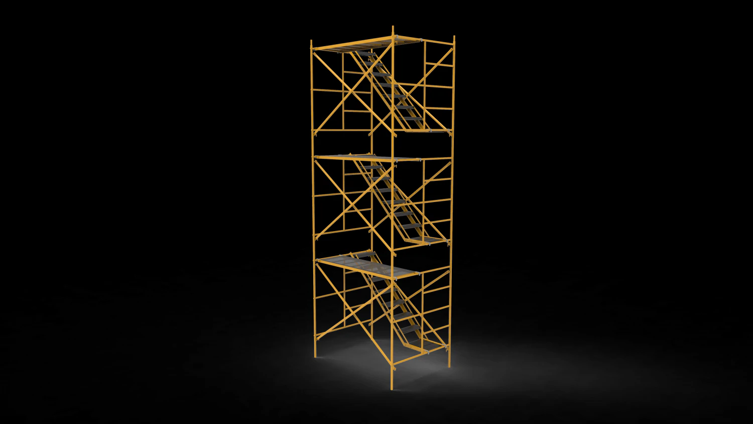 Scaffolding 3D Model .c4d .max .obj .3ds .fbx .stl .blend 