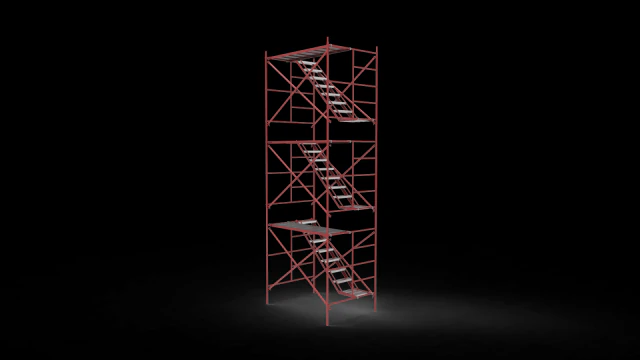 Scaffolding 3D Model .c4d .max .obj .3ds .fbx .stl .blend 
