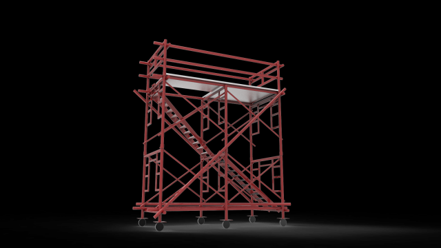 Scaffolding 3D Model .c4d .max .obj .3ds .fbx .stl .blend 