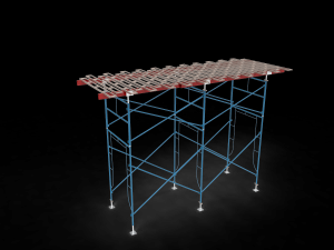 Scaffolding 3D मॉडल