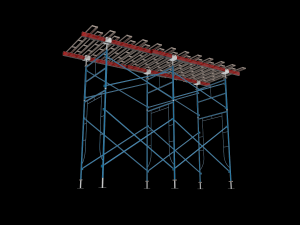 Scaffolding 3D-Modell