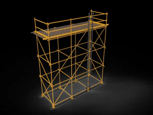 &Eacute;chafaudage Modèle 3D