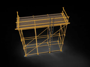 &Eacute;chafaudage Modèle 3D