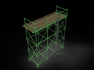 मचान 3D मॉडल