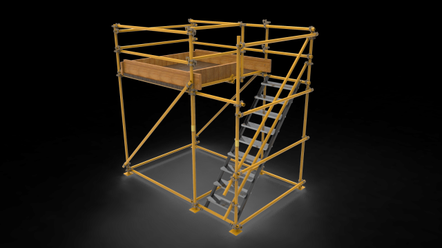 Scaffolding 3D मॉडल .c4d .max .obj .3ds .fbx .stl .blend 