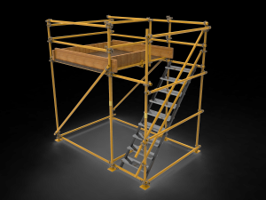 Scaffolding 3Dモデル