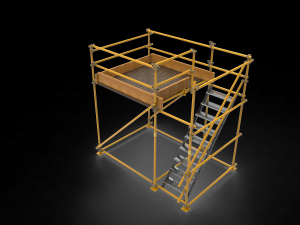 Scaffolding 3D मॉडल