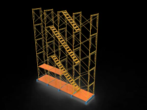 &Eacute;chafaudage Modèle 3D