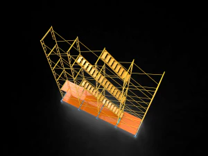 &Eacute;chafaudage Modèle 3D