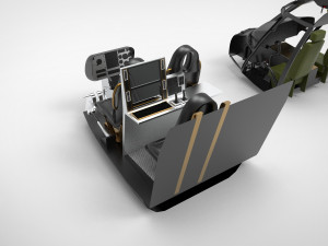 Type Cockpit helicopter 3Dモデル