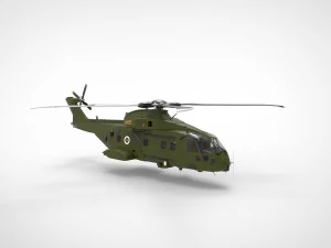 AW101 EH101 Merlino Modello 3D