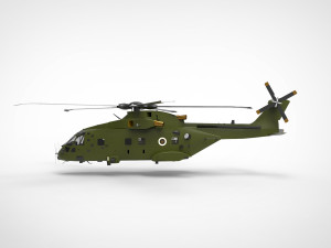 AW101 EH101 Merlin Model 3D