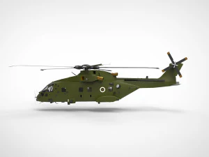 AW101 EH101 Merlin 3D Model