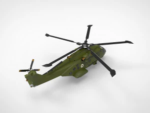 AW101 EH101 Merlin 3D Model