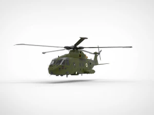 AW101 EH101 Merlin 3D Model
