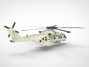 AW101 EH101 Merlin 3D-Modell