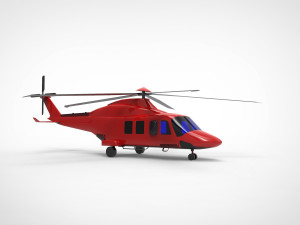 AgustaWestland AW139 3D Model