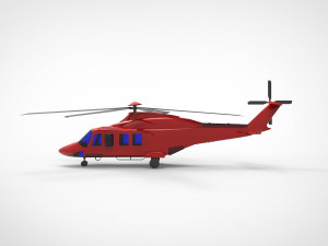 AgustaWestland AW139 3D Model