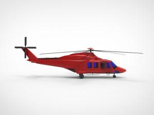 AgustaWestland AW139 3D Model