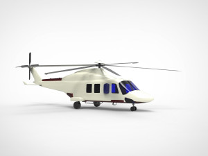 AgustaWestland AW139 3D Model