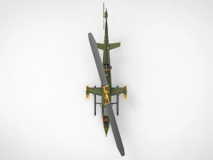 AH-1 Cobra Helicopter 3D Model