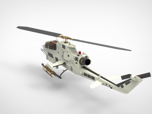 AH-1 Cobra Helicopter 3D 모델