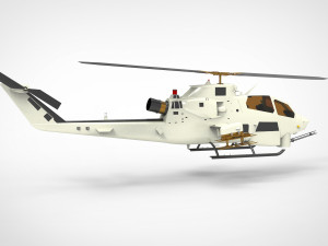 AH-1 Cobra Helicopter 3D 모델