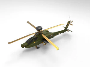 AH-64阿帕奇 3D 模型