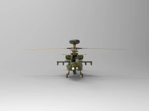 AH-64 Apache Modello 3D