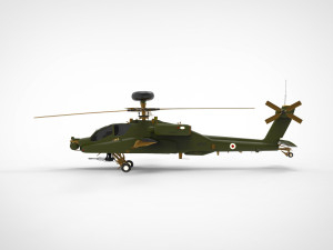 AH-64 Apache 3D 模型