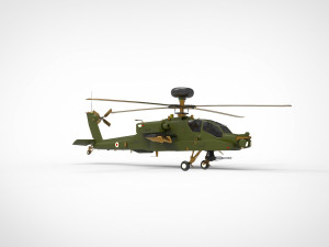 AH-64 Apache 3D 模型