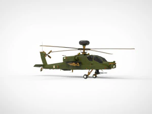 AH-64 Apache Modello 3D