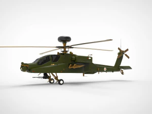 AH-64 Apache Modello 3D