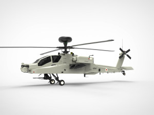 AH-64 Apache 3D Model