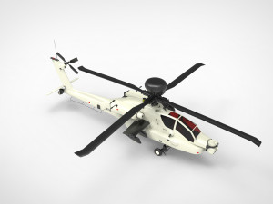 AH-64 Apache 3D Model