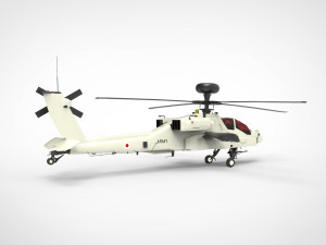 AH-64 Apache 3D Model