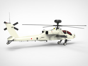 AH-64 Apache 3D Model