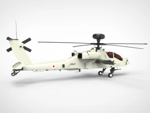 AH-64 Apache Modello 3D