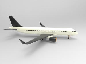 Airbus A320neo Modello 3D