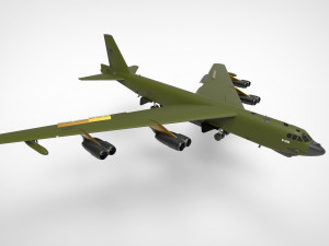Boeing B-52 C Stratofortress V02 3D Model $109 - .unknown .dwg .dxf .lwo  .max .obj .stl .3ds - Free3D
