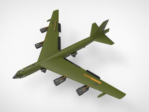 B-52 Stratofortress 3D 模型