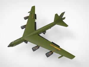 B-52 Stratofortress 3D Model